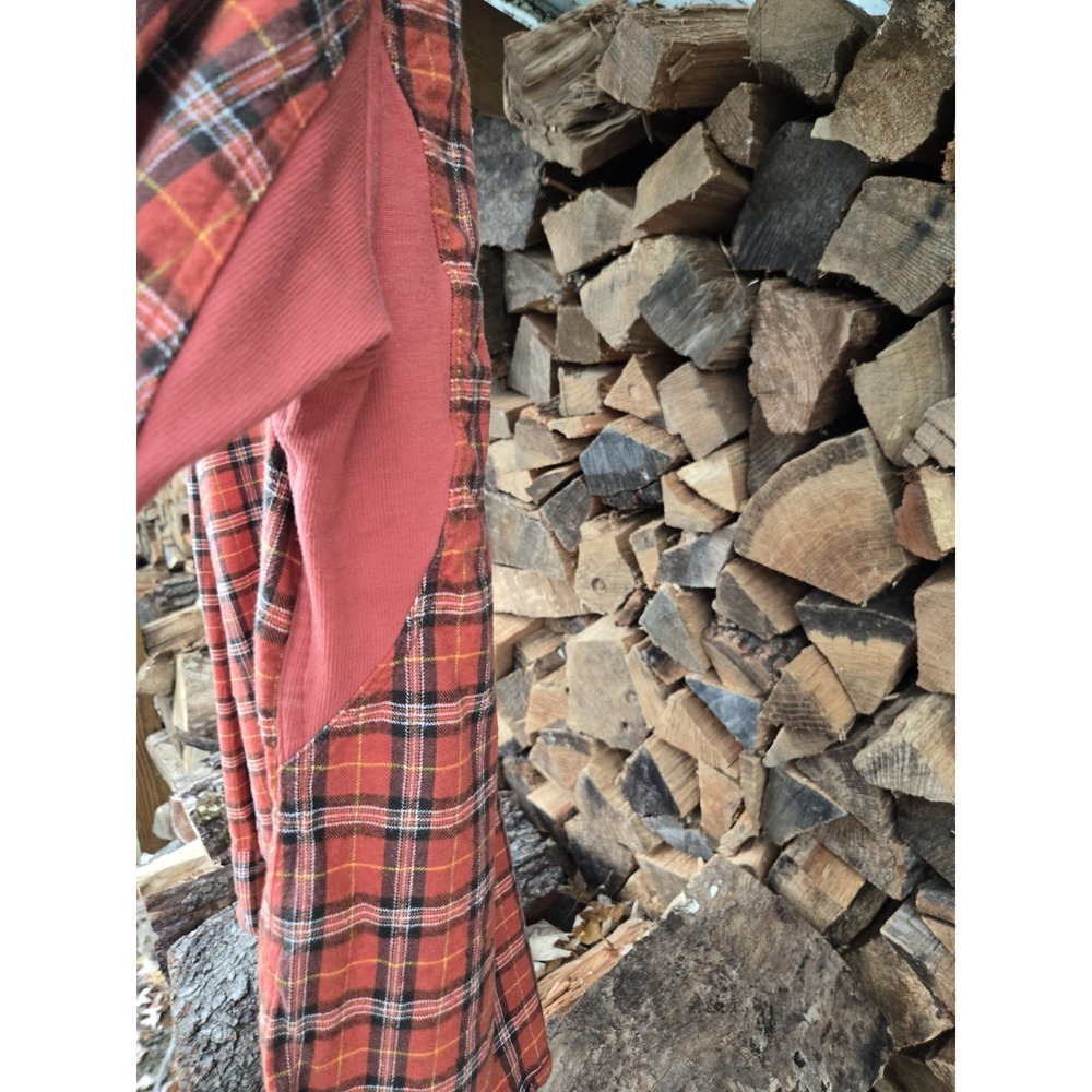 Rag And Bone Pursuit Rove Flannel Plaid Button Down Shirt Mens Large Red - Picture 5 of 13